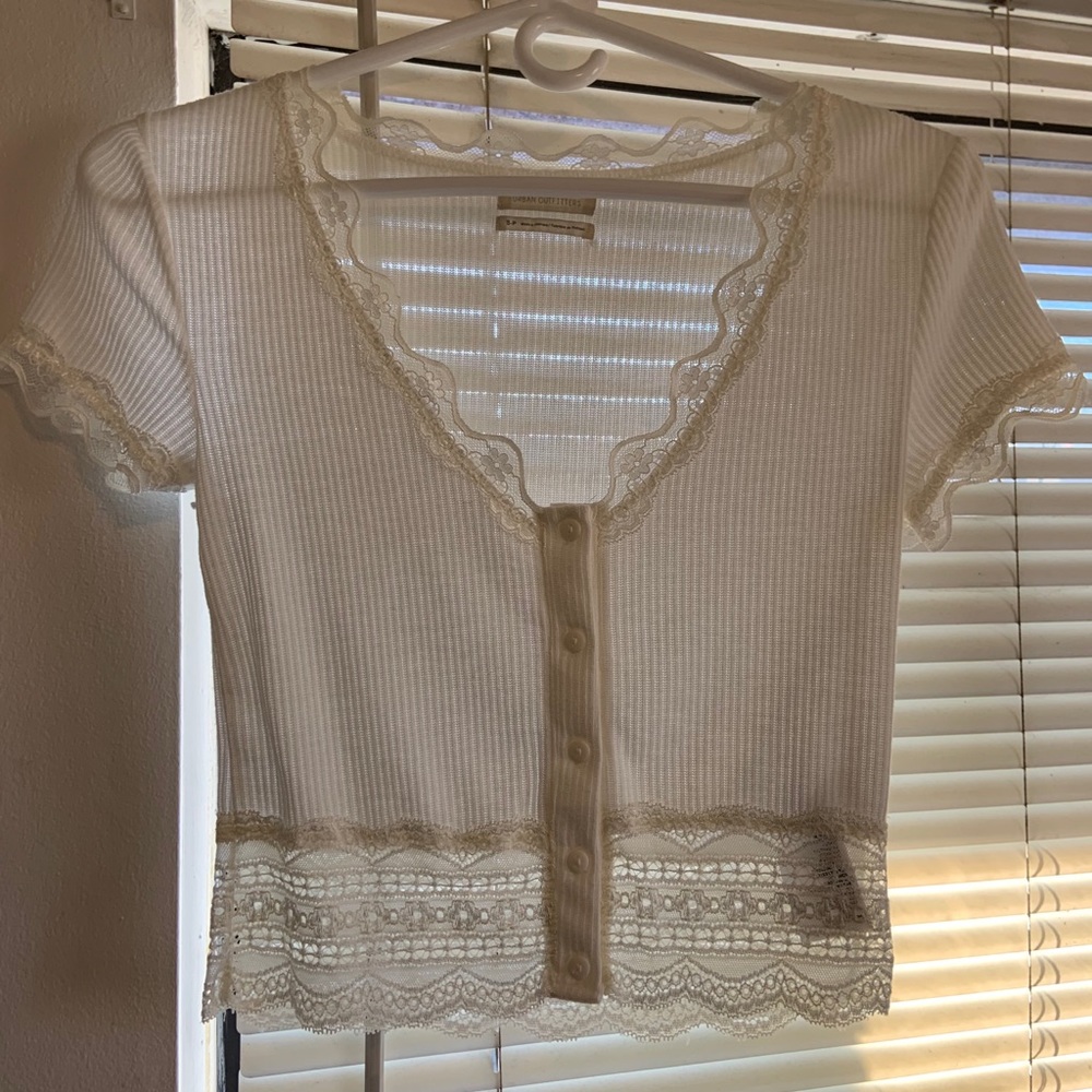 Cropped Lace Top